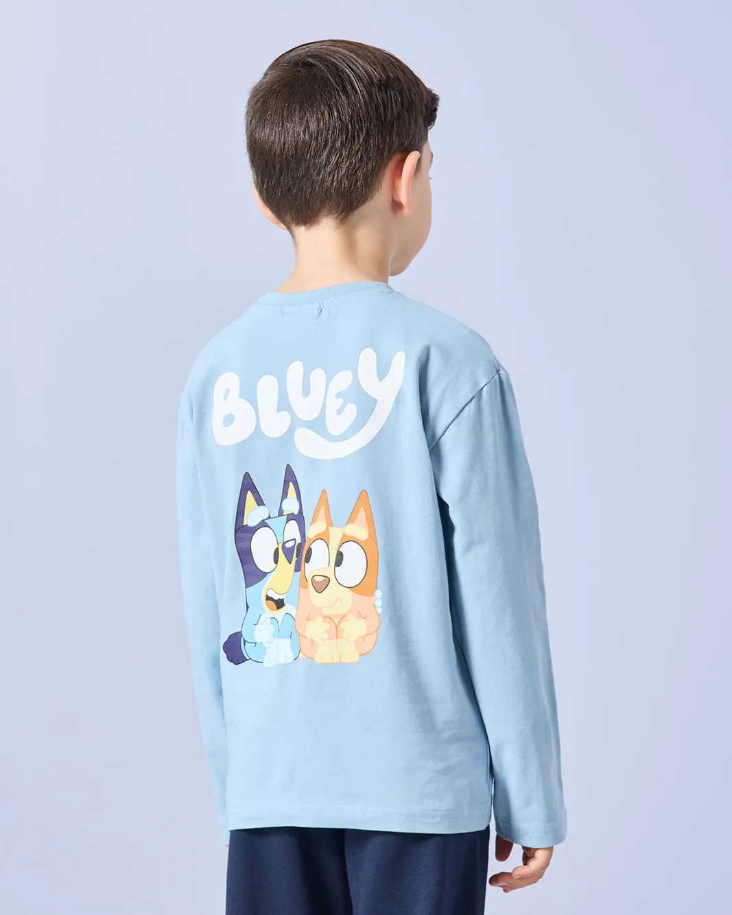 Boys Blue Bluey Print T-Shirt sold by Redtag product image thumbnail 3