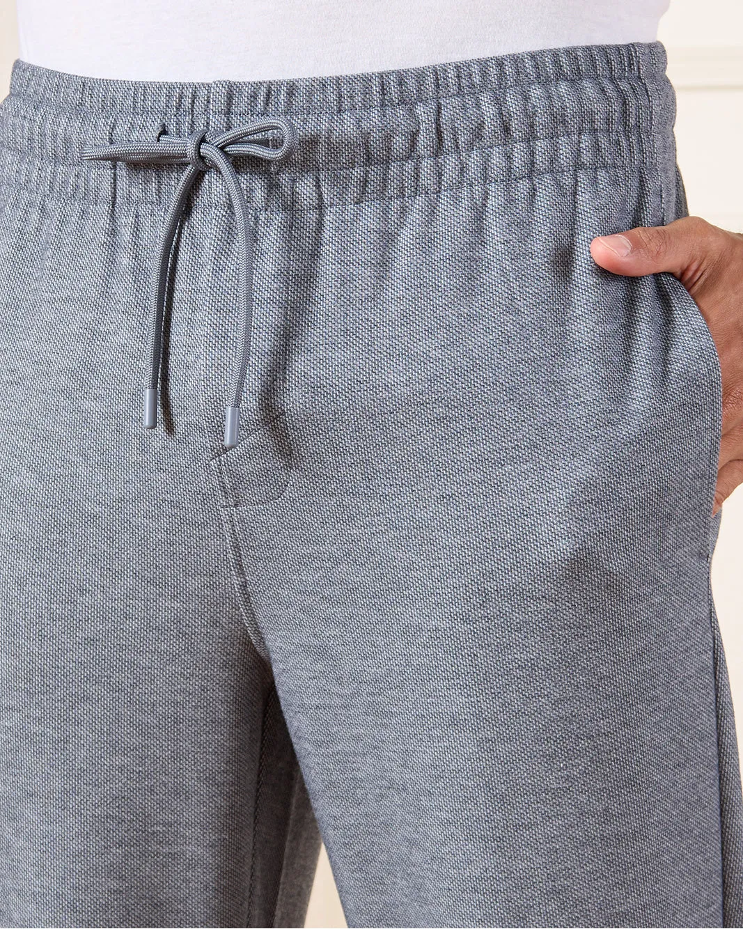 Men Grey Smart Track Pants sold by Redtag product image thumbnail 4