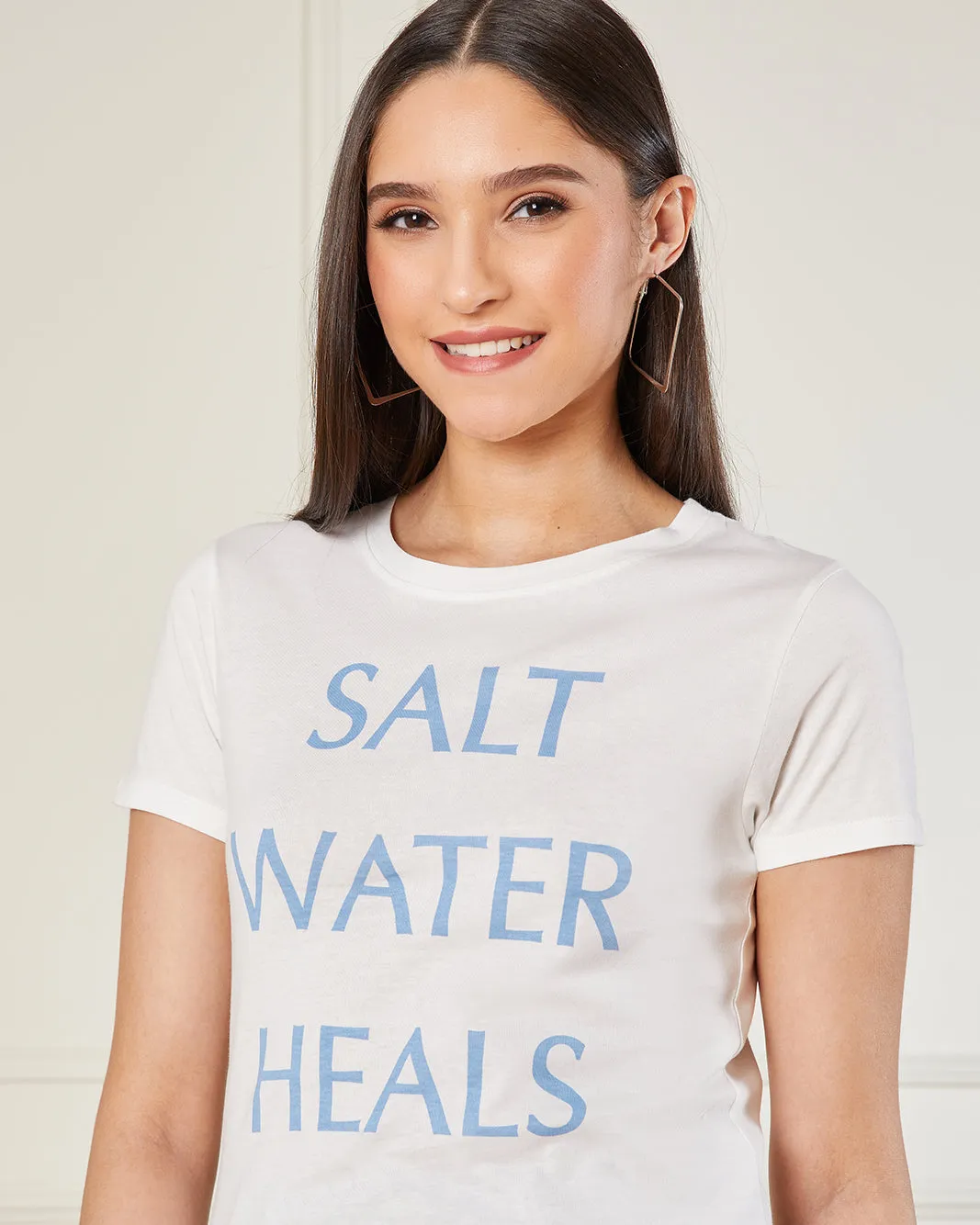 Women White Printed T-Shirt sold by Redtag product image thumbnail 4