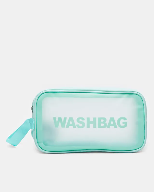 Women Mint Wash Bag Cosmetic Pouch sold by Redtag