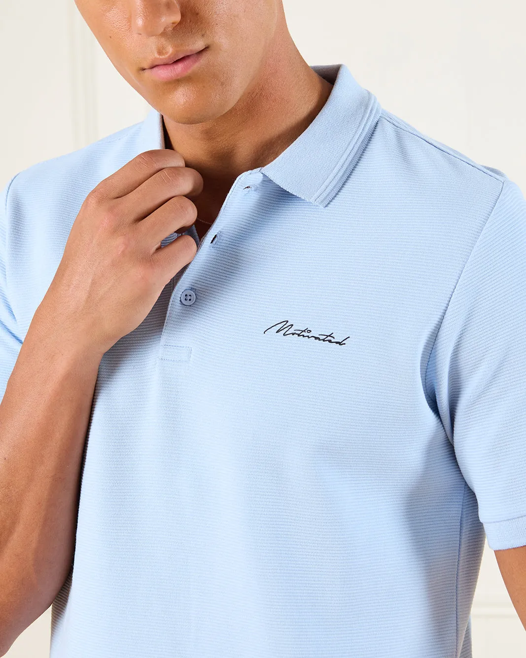 Men Blue Polo Shirt sold by Redtag product image thumbnail 4