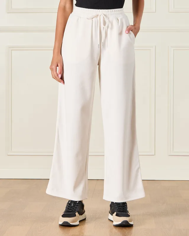 Women Ivory Embellished Active Pants sold by Redtag
