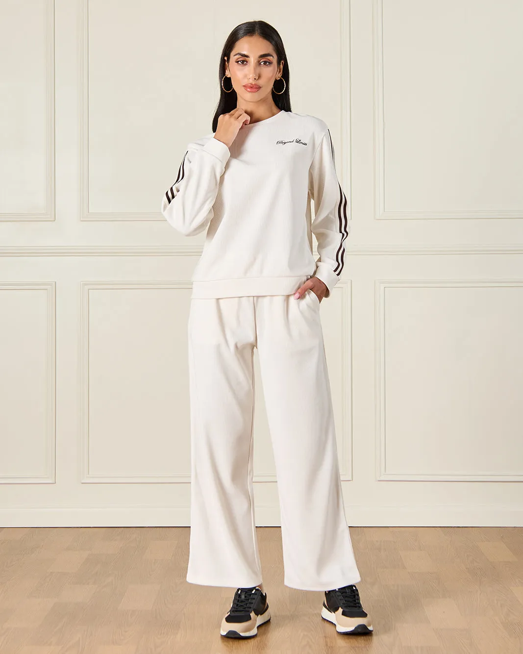 Women Ivory Embellished Sweatshirt sold by Redtag product image thumbnail 2