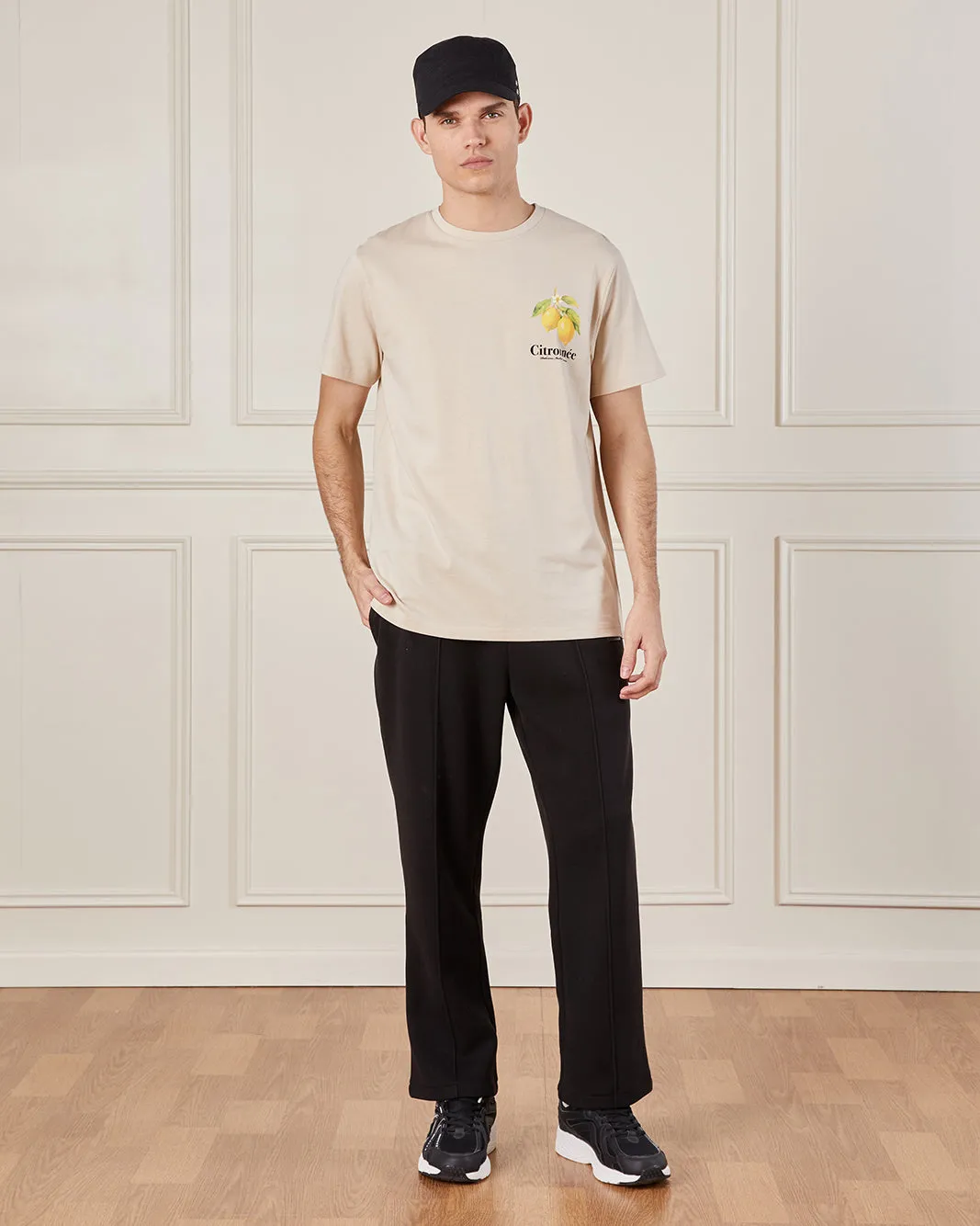 Men Beige Graphic T-Shirt sold by Redtag product image thumbnail 2