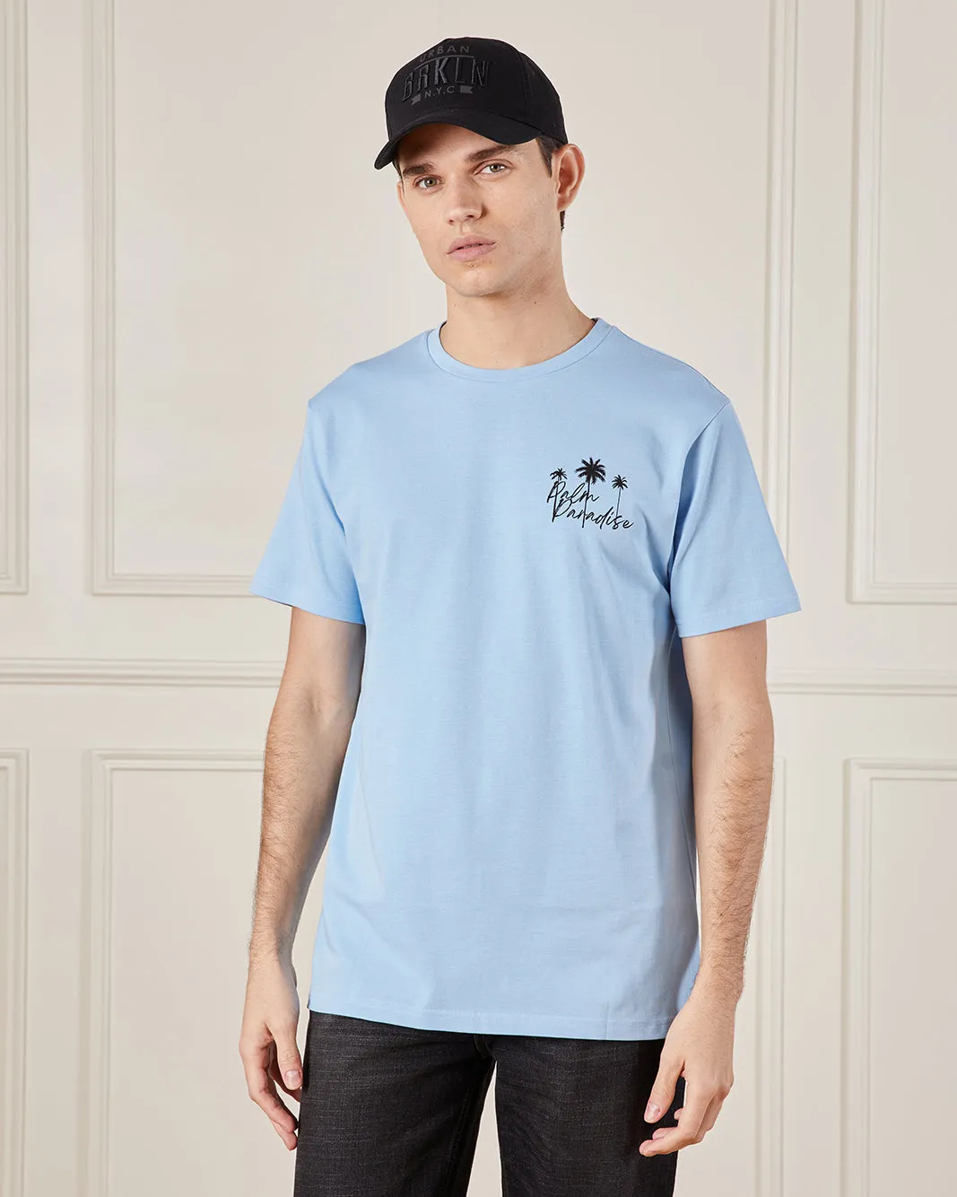 Men Blue Graphic T-Shirt sold by Redtag