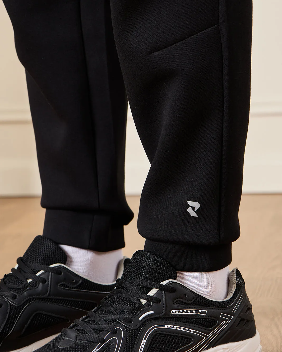 Men Black Active Pants sold by Redtag product image thumbnail 5