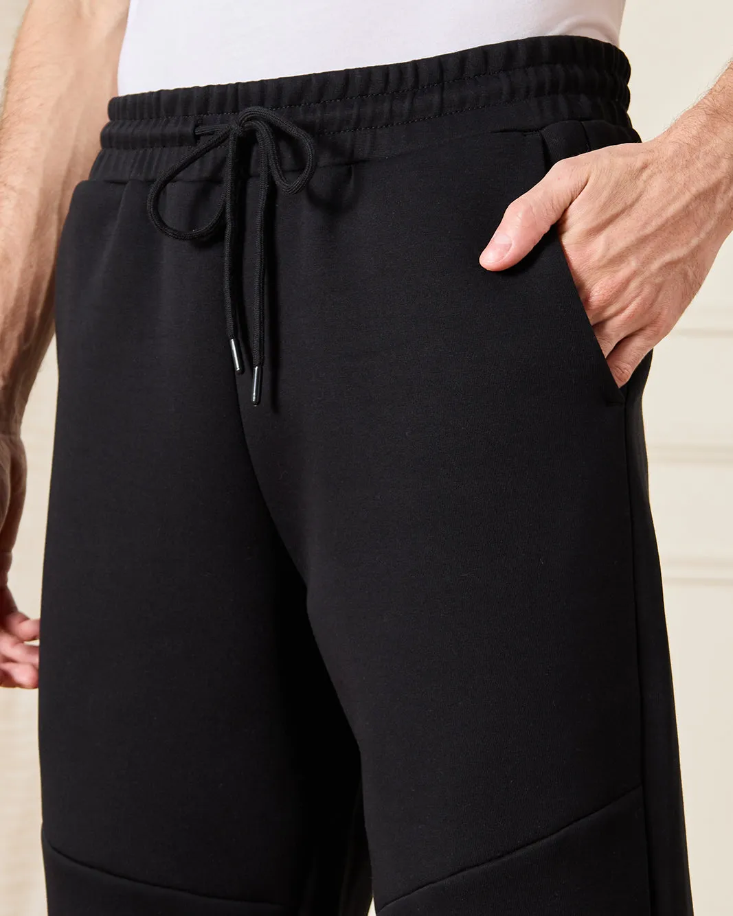 Men Black Active Pants sold by Redtag product image thumbnail 4