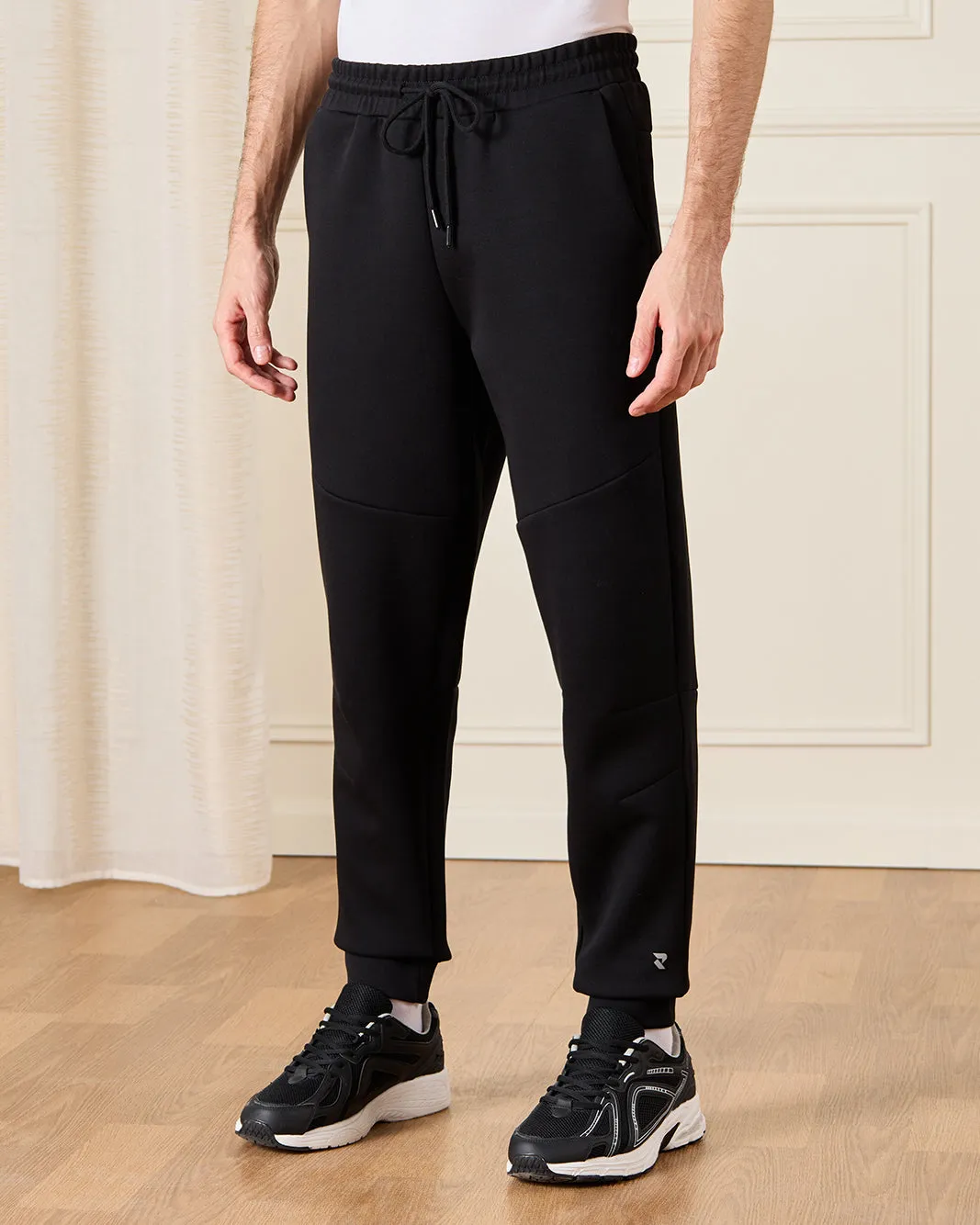 Men Black Active Pants sold by Redtag