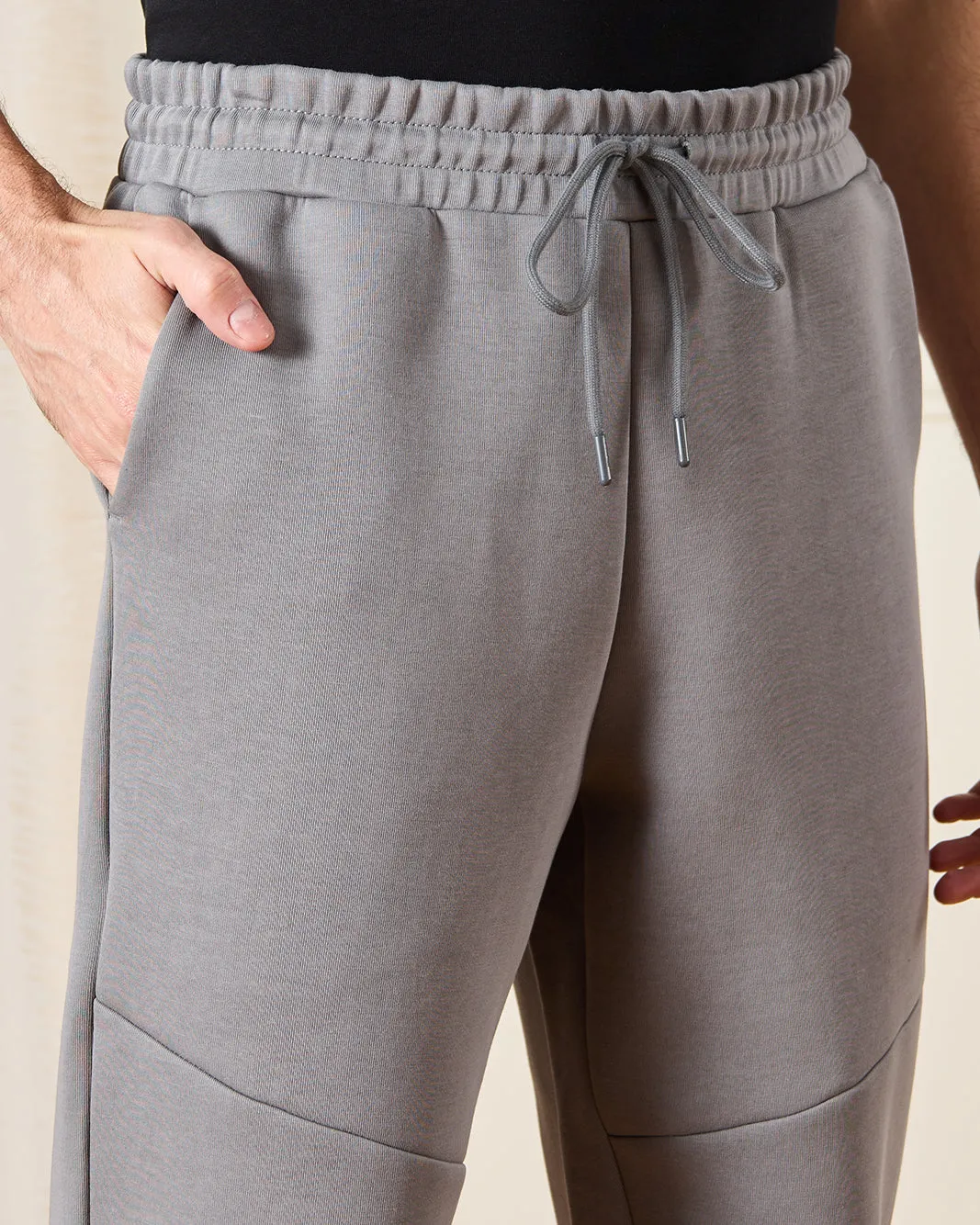 Men Grey Active Pants sold by Redtag product image thumbnail 4