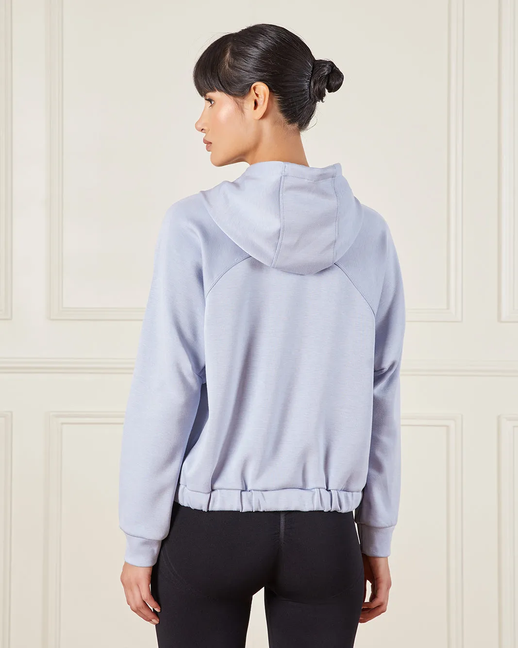Women Blue Hooded Active Sweatshirt sold by Redtag product image thumbnail 3
