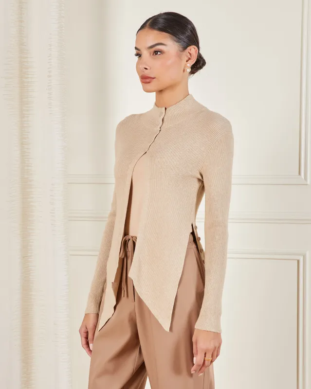 Women Ivory Knitted Top sold by Redtag