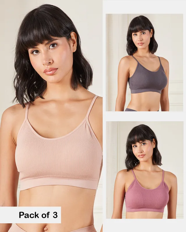 Women Assorted Comfort Bra Set (Pack of 3) sold by Redtag