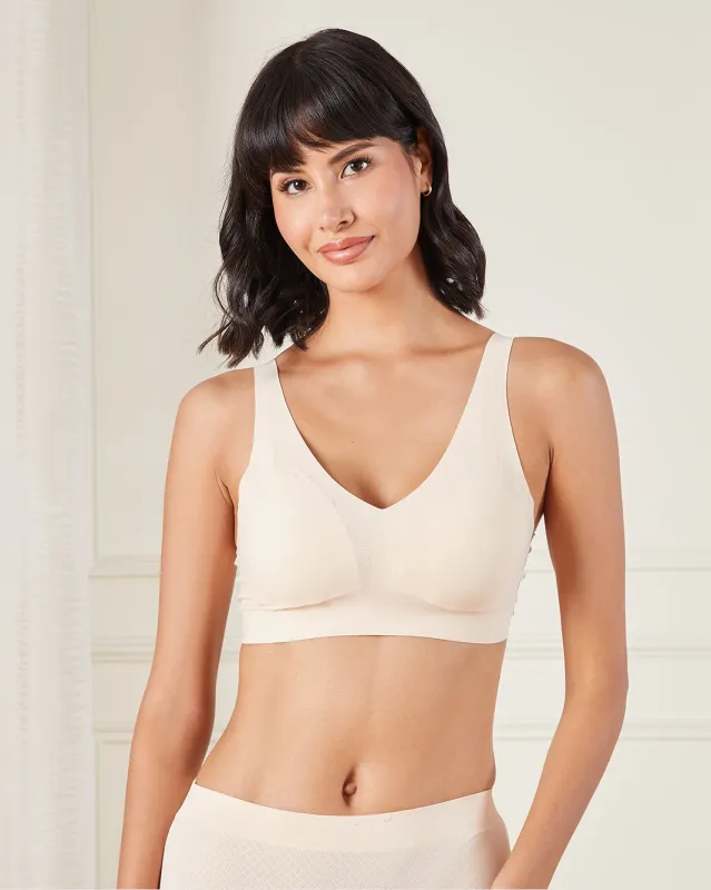Women Cream And Brown Comfort Shapewear Bra Set (Pack of 2) sold by Redtag