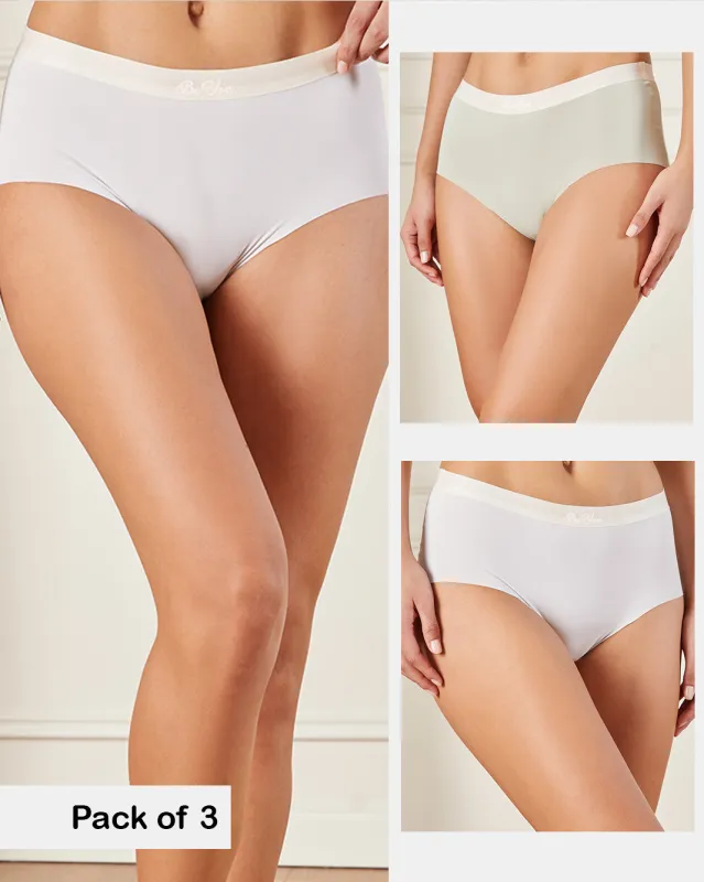 Women Assorted Printed Full Brief Set (Pack of 3) sold by Redtag