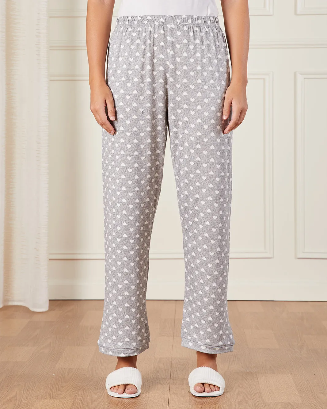 Women Grey All Over Printed Pyjama Set (2 Piece) sold by Redtag product image thumbnail 3