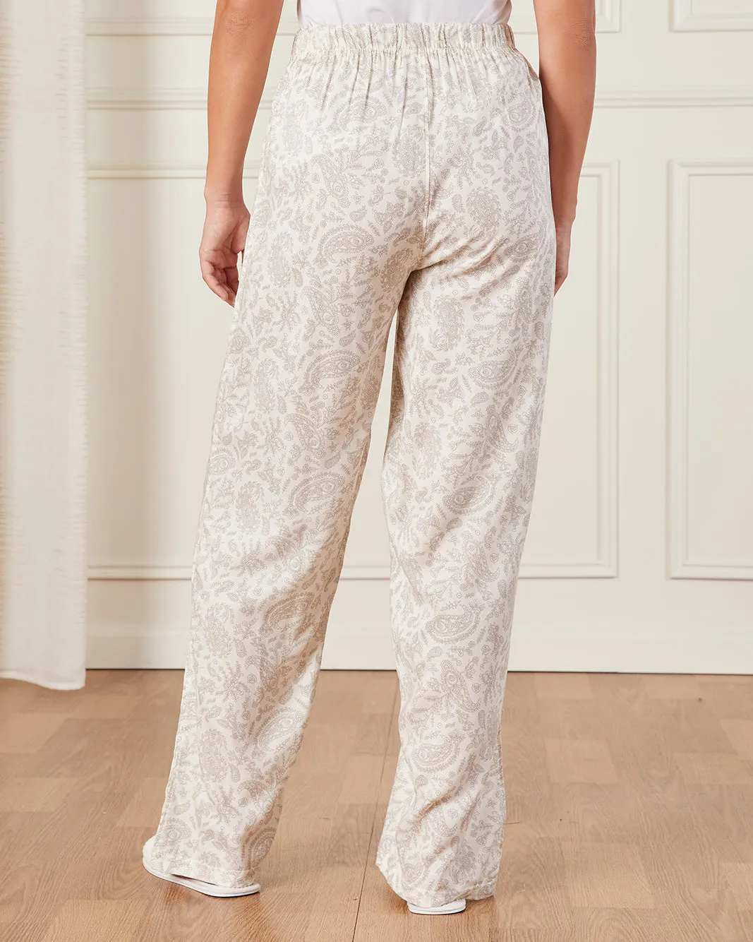 Women Beige Printed Pajama Bottoms sold by Redtag product image thumbnail 3