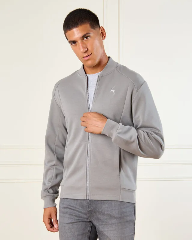 Men Grey Sold Jacket sold by Redtag