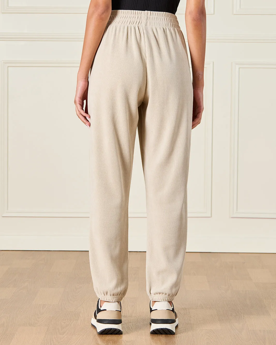 Women Beige Active Pants sold by Redtag product image thumbnail 3