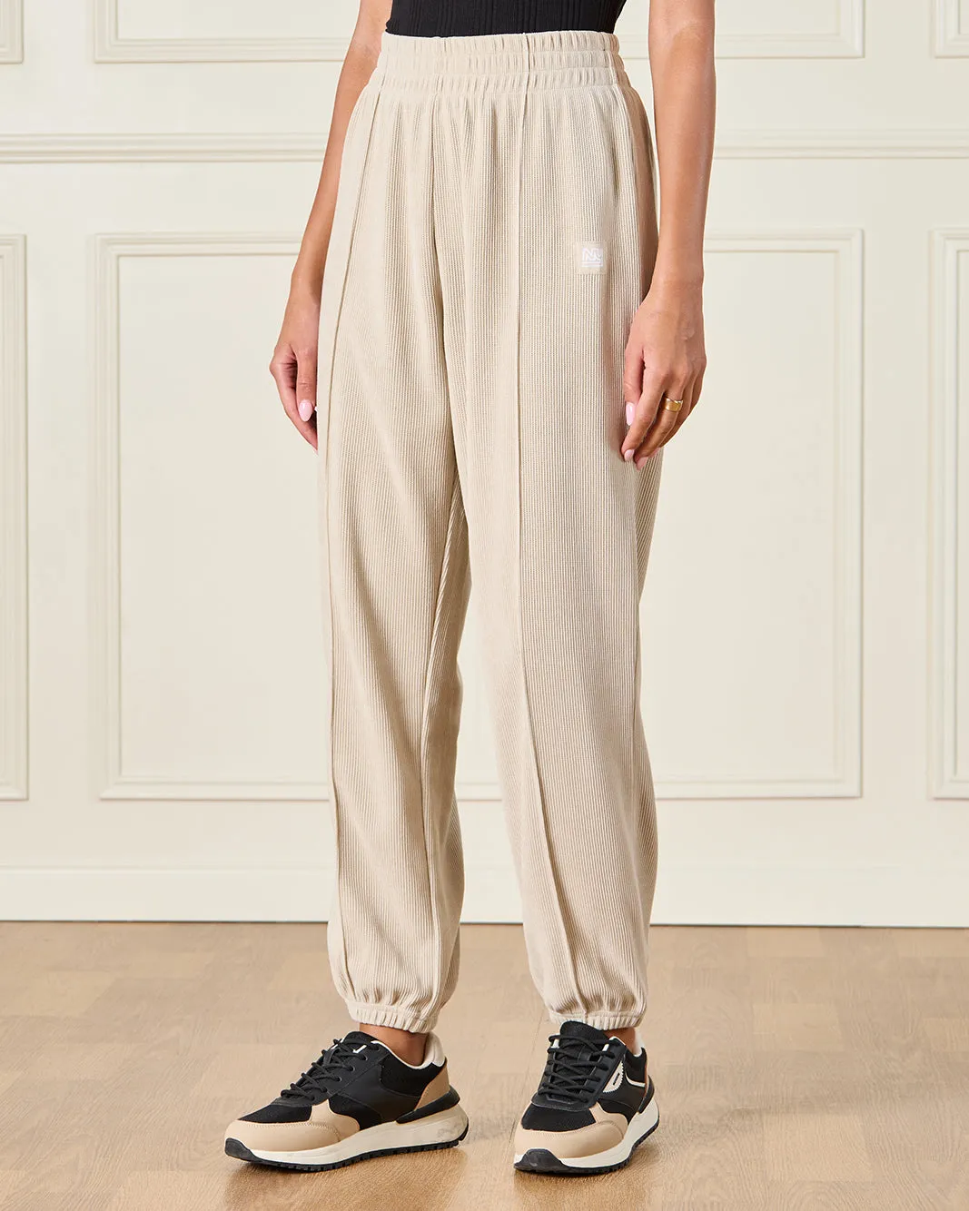 Women Beige Active Pants sold by Redtag