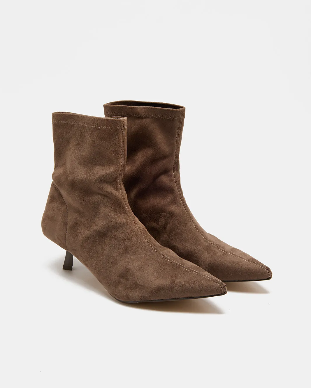 Women Taupe Stretch Boot sold by Redtag product image thumbnail 2