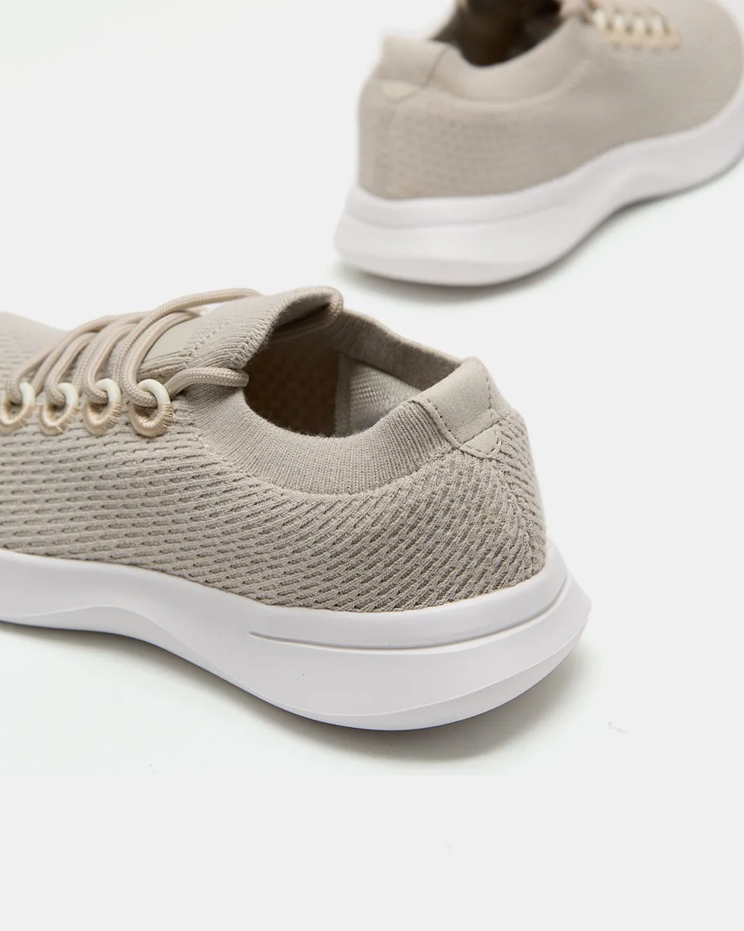 Women Beige Textured Sport Sneakers sold by Redtag product image thumbnail 4