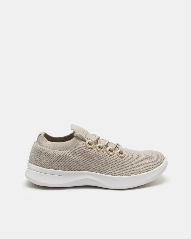 Women Beige Textured Sport Sneakers sold by Redtag