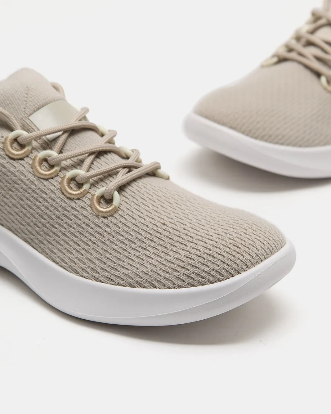 Women Beige Textured Sport Sneakers sold by Redtag product image thumbnail 3
