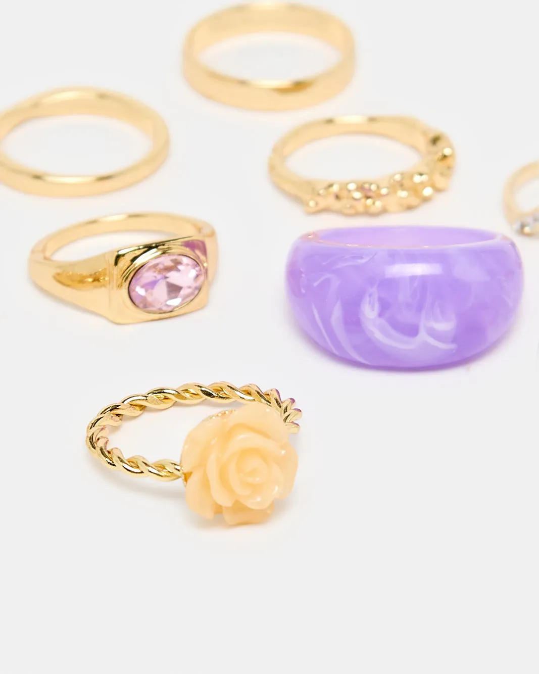 Women Gold Ring Set (12 Piece) sold by Redtag product image thumbnail 4