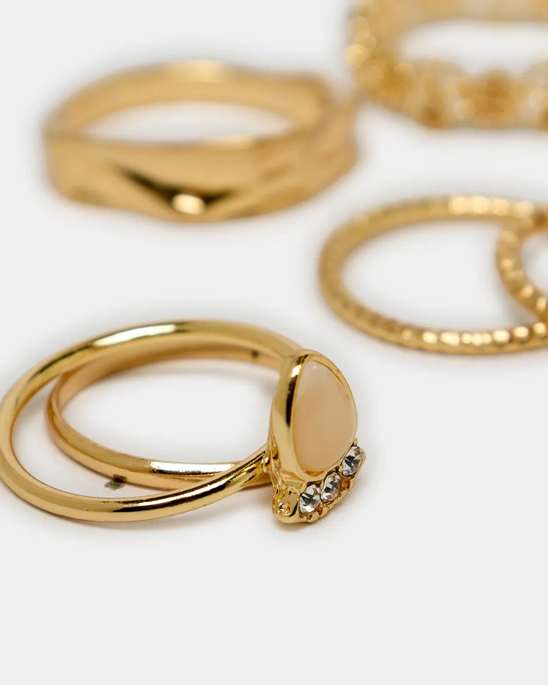 Women Gold Ring Set (8 Piece) sold by Redtag product image thumbnail 3