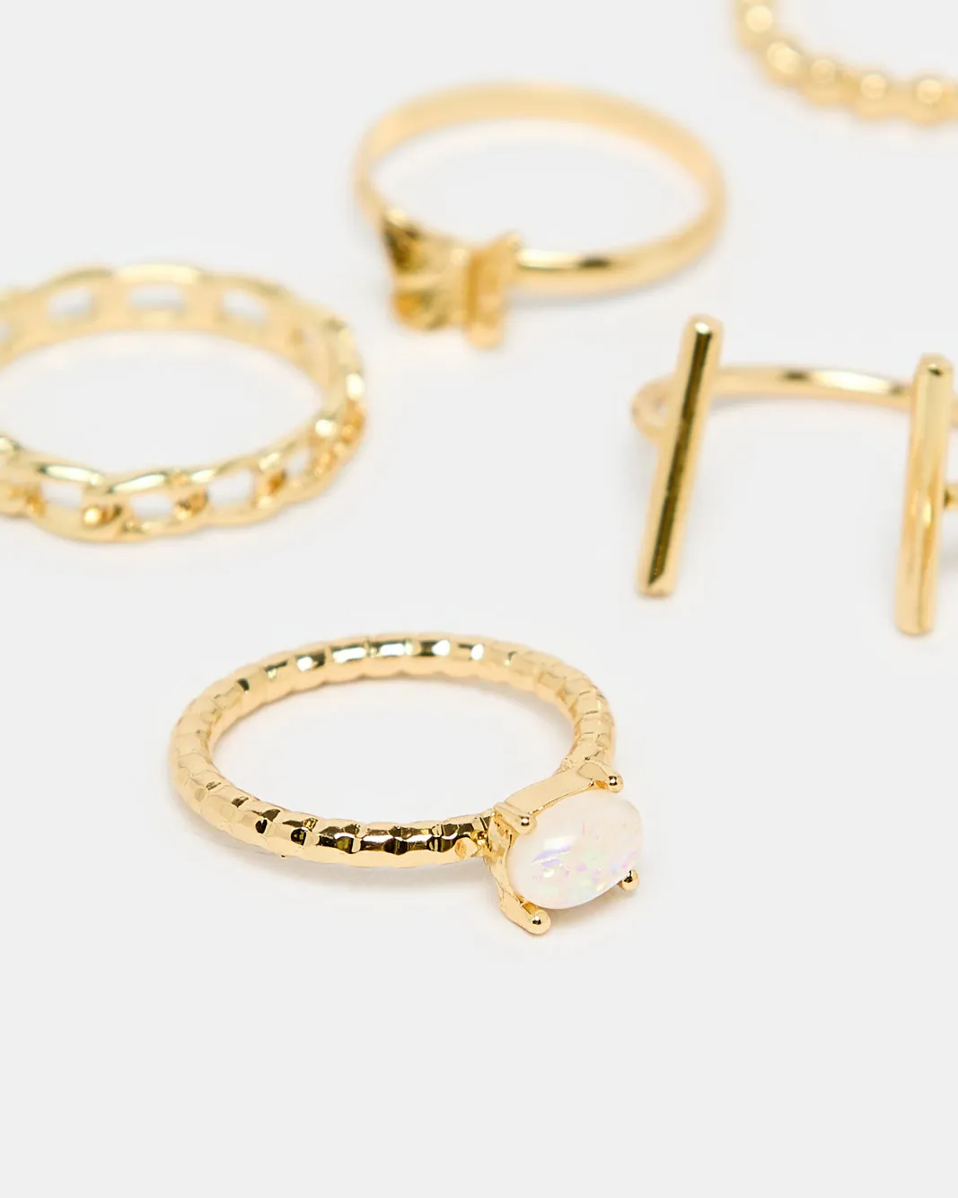 Women Gold Ring Set (9 Piece) sold by Redtag product image thumbnail 4