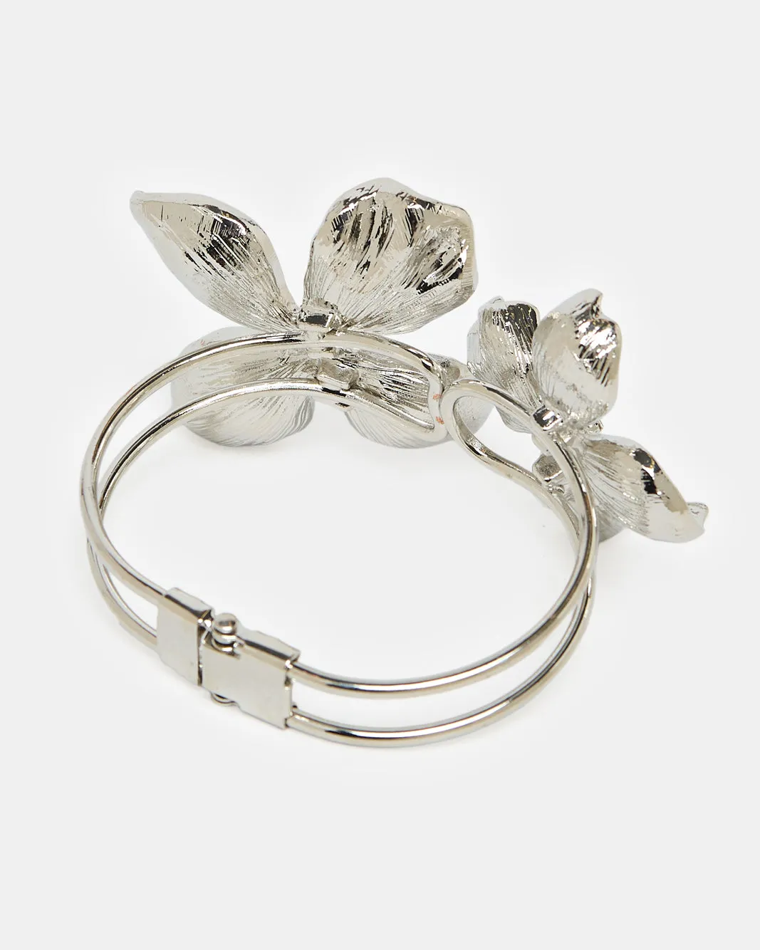 Women Silver Floral Bracelet sold by Redtag product image thumbnail 2