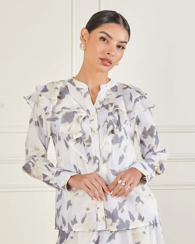 Women Multicolour Printed Blouse sold by Redtag