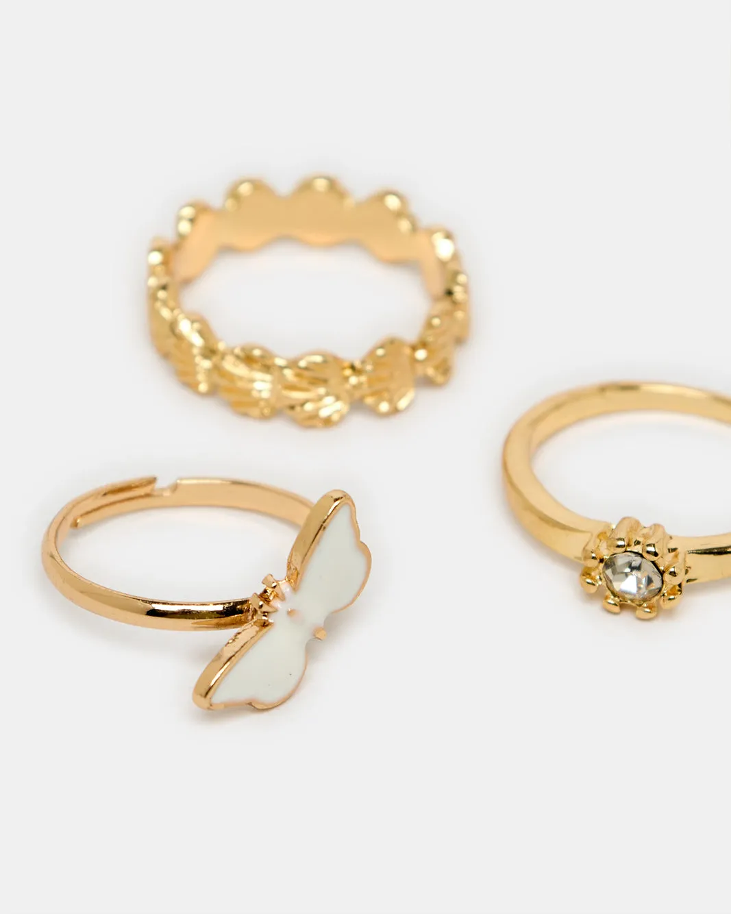 Women Gold Embellished Ring Set (Pack of 7) sold by Redtag product image thumbnail 4