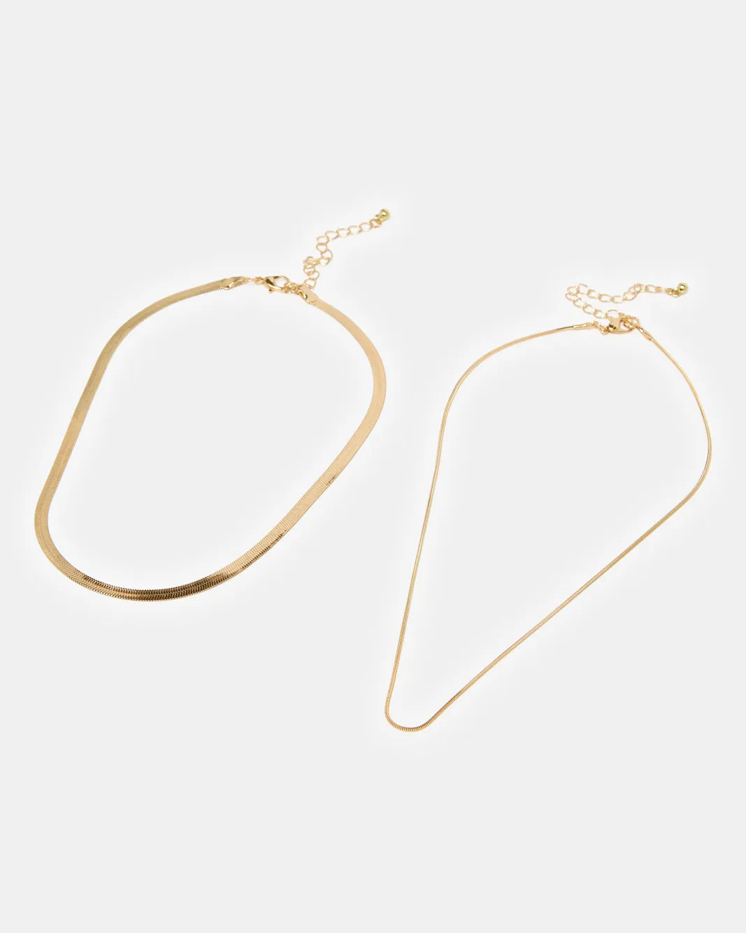 Women Gold Necklace Set (Pack of 2) sold by Redtag product image thumbnail 3