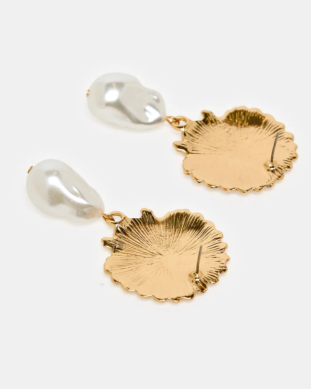 Women Gold Embellished Earrings sold by Redtag product image thumbnail 2