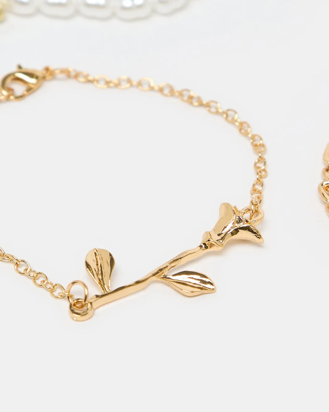 Women Gold Embellished Bracelets Set (Pack Of 4) sold by Redtag product image thumbnail 3