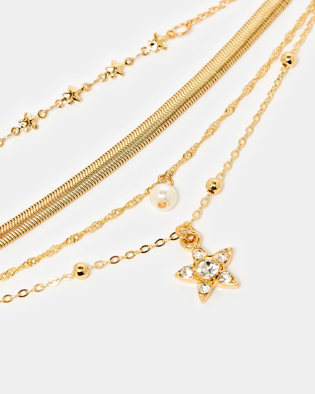 Women Gold Embellished Anklet sold by Redtag product image thumbnail 4