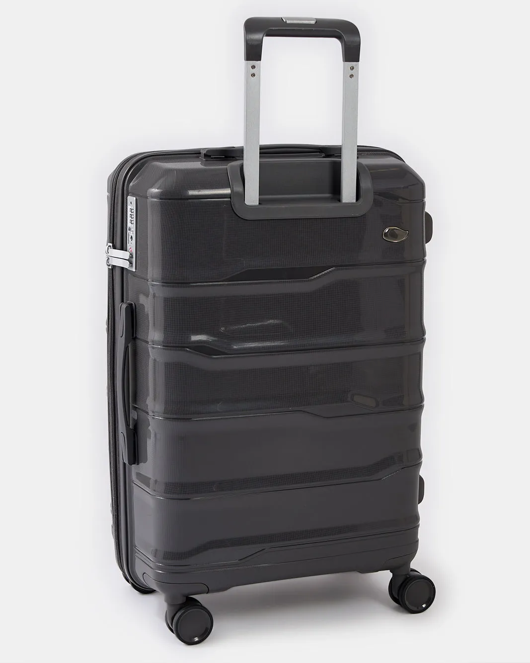 Charcoal Textured Trolley Luggage Trolley (24 Inch) sold by Redtag product image thumbnail 2
