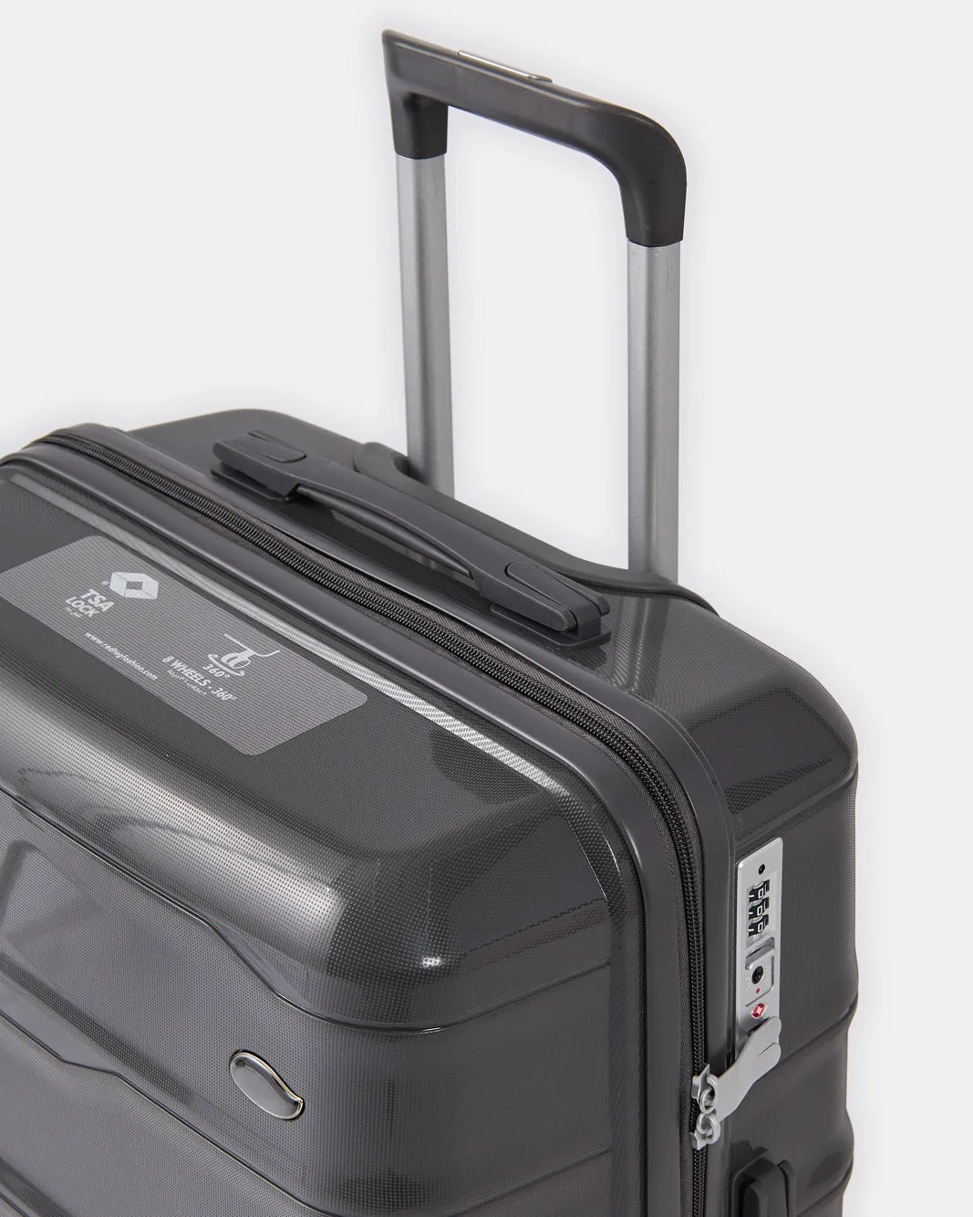 Charcoal Textured Trolley Luggage Trolley (24 Inch) sold by Redtag product image thumbnail 3