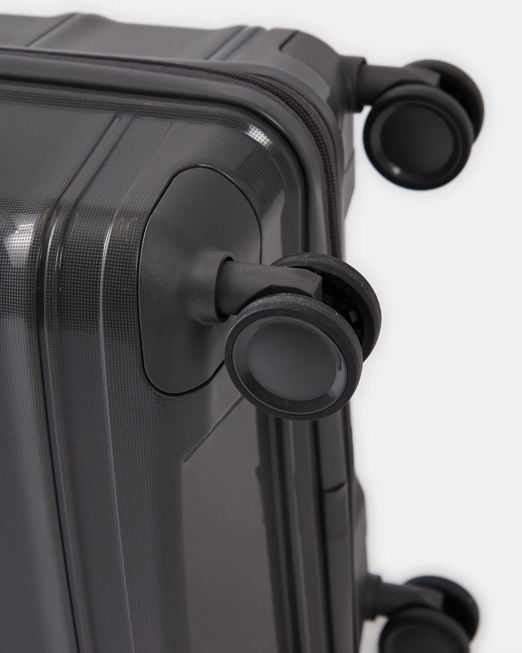 Charcoal Textured Trolley Luggage Trolley (24 Inch) sold by Redtag product image thumbnail 4
