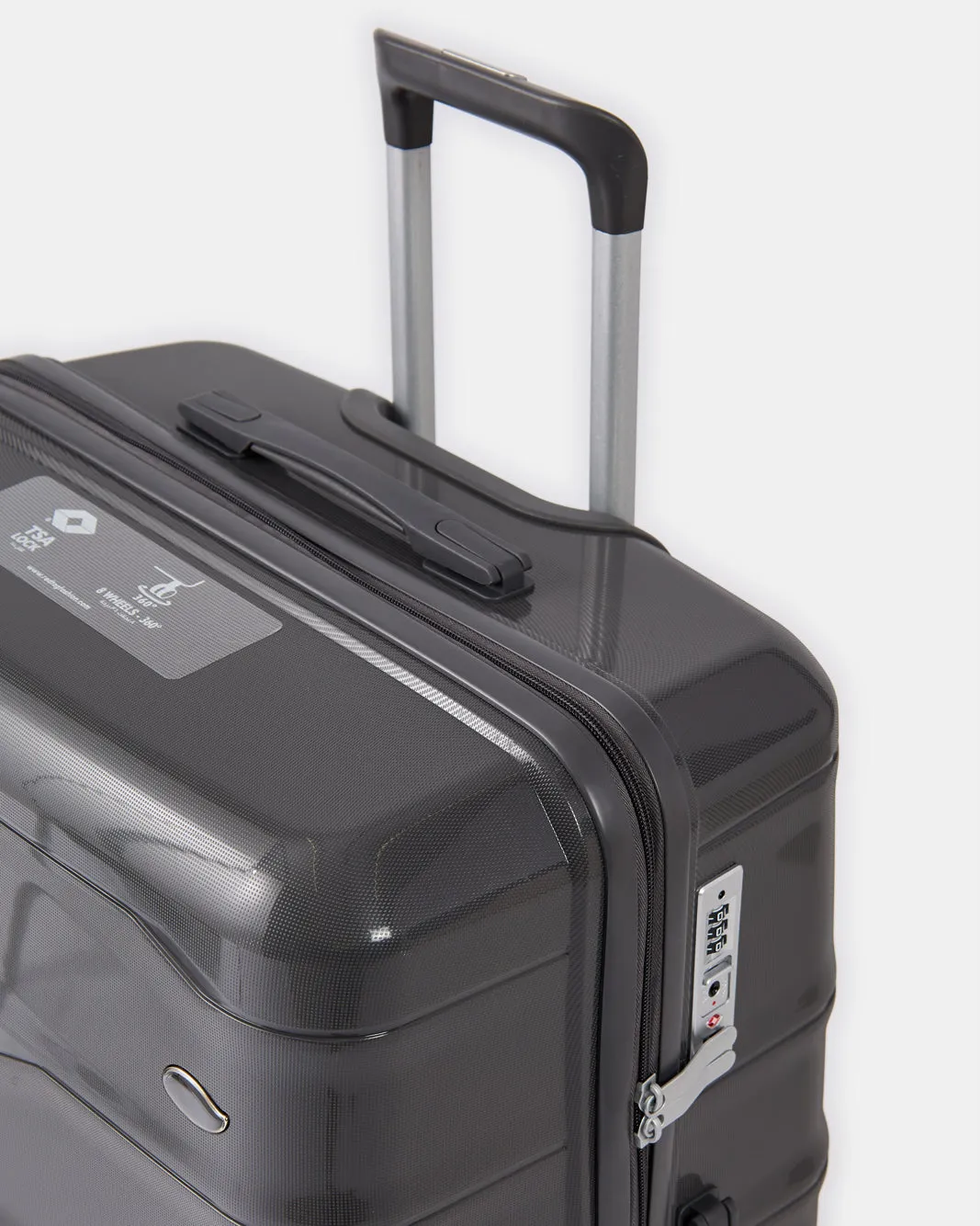 Charcoal Textured Trolley Luggage Trolley (28 Inch) sold by Redtag product image thumbnail 3