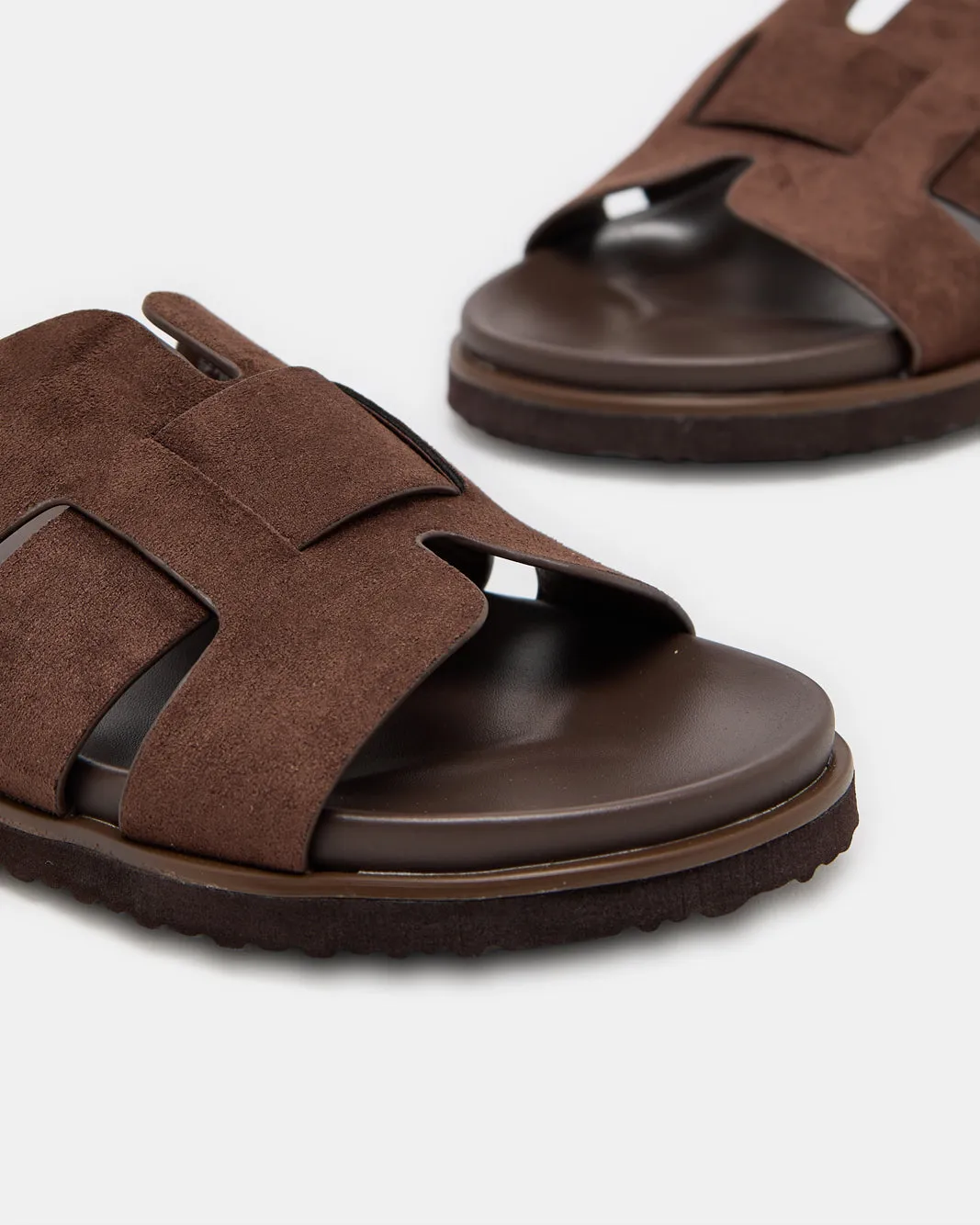 Women Brown H Upper Mule sold by Redtag product image thumbnail 3