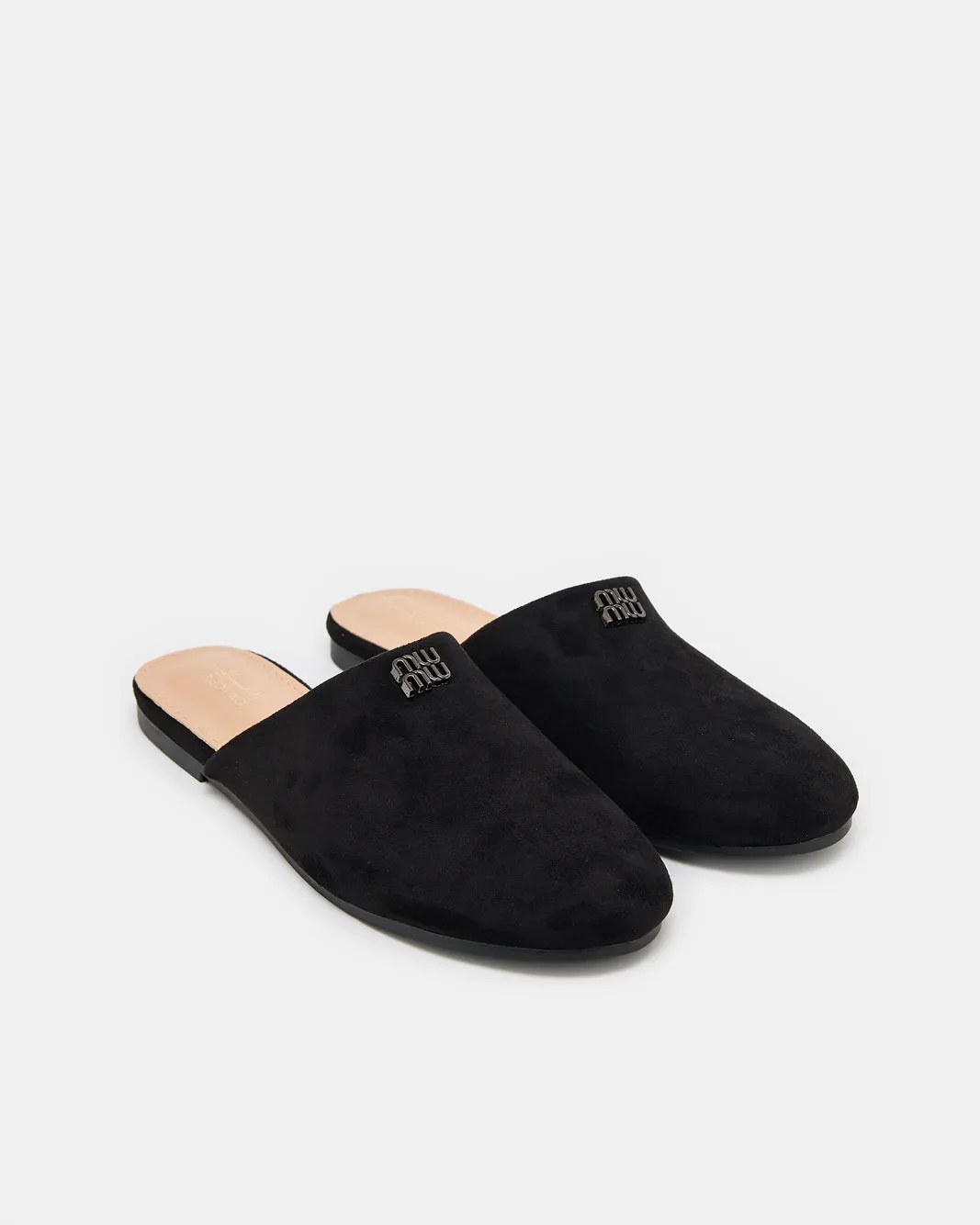 Women Black Mule With Metal Upper Trim sold by Redtag product image thumbnail 2