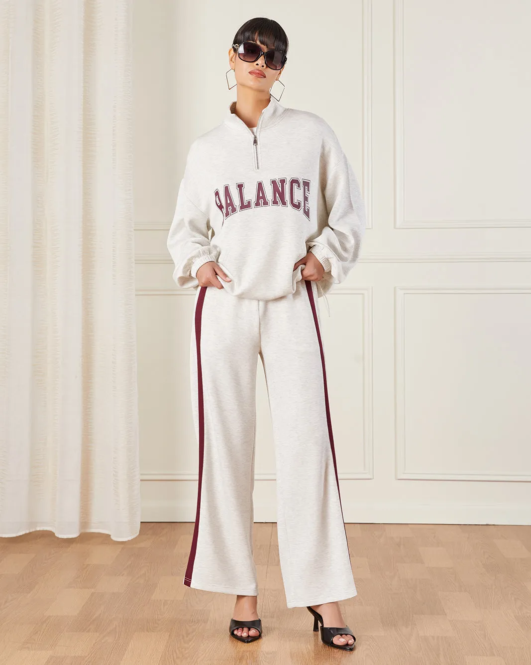 Women White High Neck Active Sweatshirt sold by Redtag product image thumbnail 2