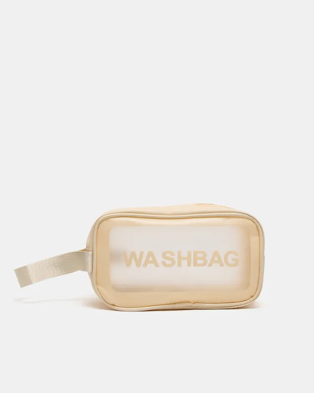 Beige Cosmetic Pouch Bag sold by Redtag