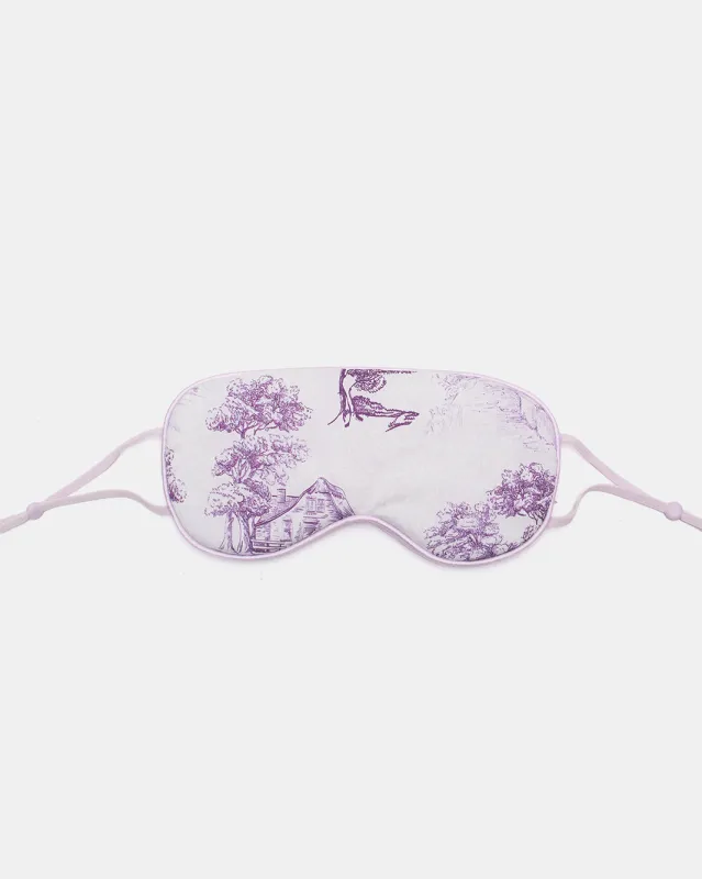 Women Purple Embellished Eye Mask sold by Redtag