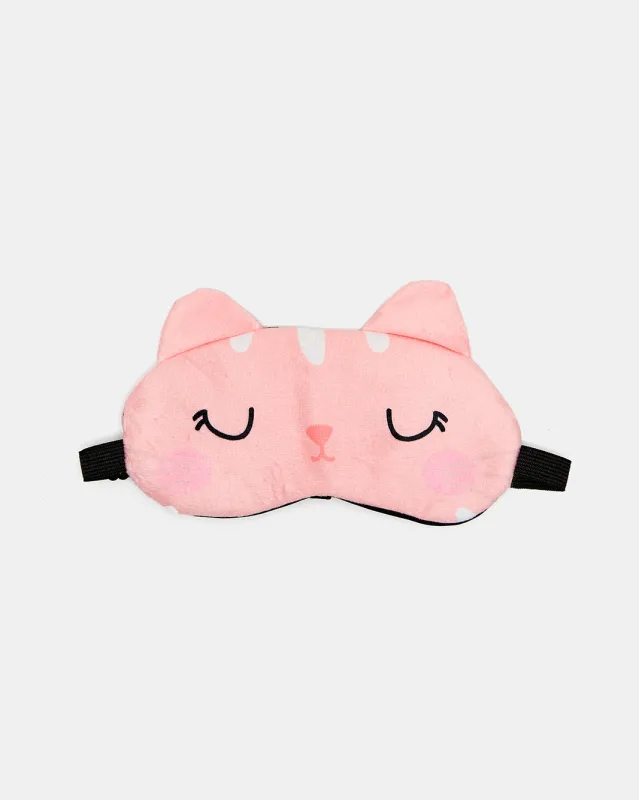 Women Pink Embellished Eye Mask sold by Redtag