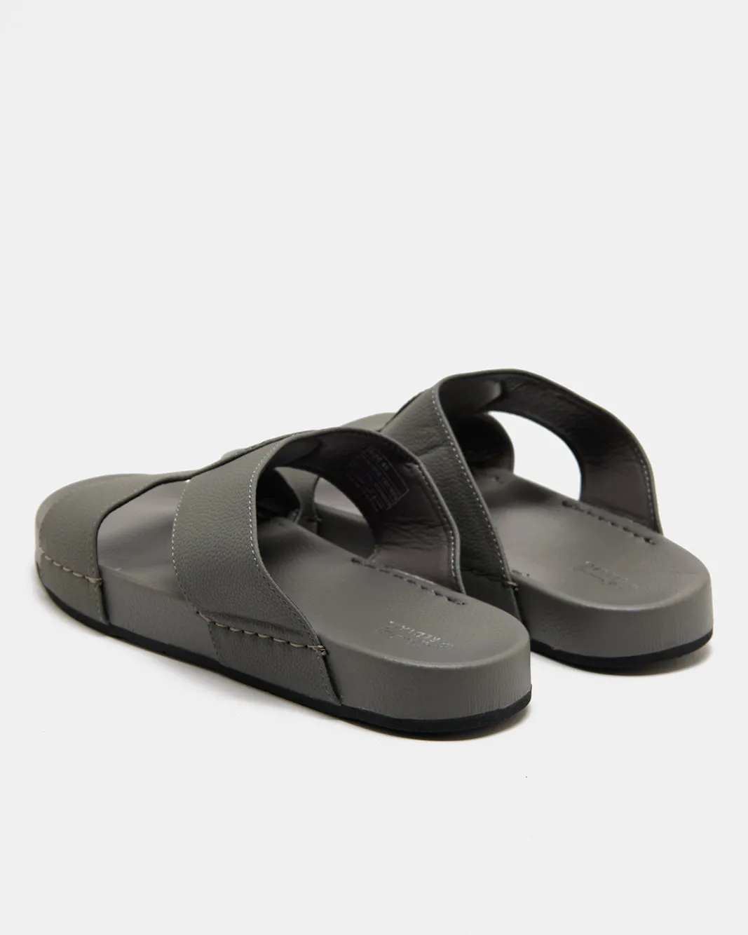 Men Charcoal Slide Sandals sold by Redtag product image thumbnail 4