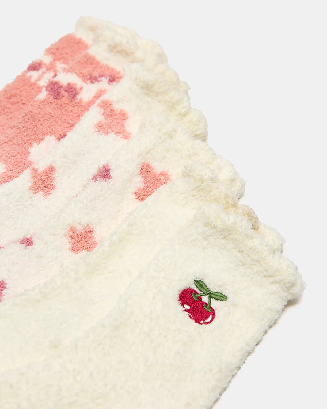 Women Assorted Printed Crew Length Socks (3 Pairs) sold by Redtag product image thumbnail 3