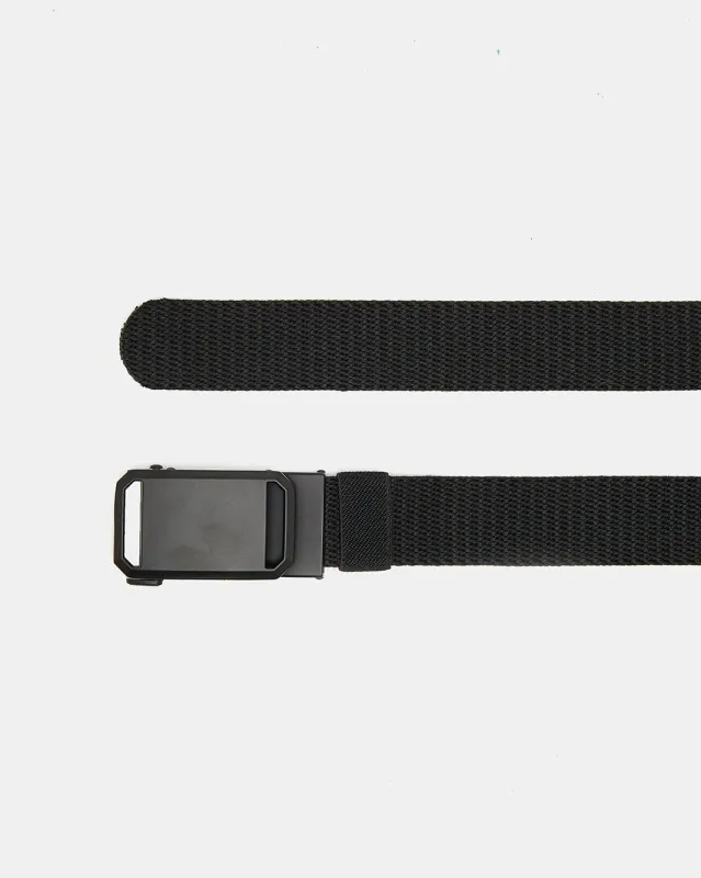 Men Black Elastic Belt sold by Redtag